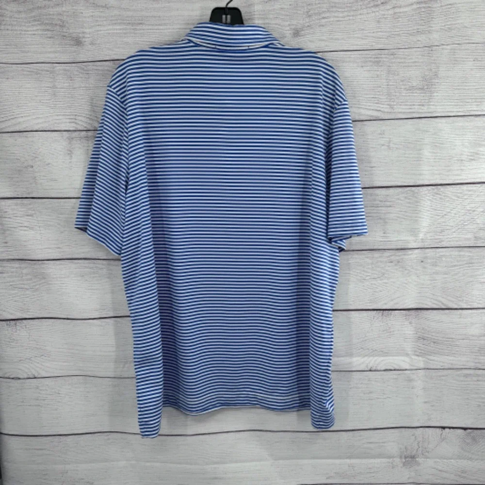 RLX Ralph Lauren‎ Golf Polo Shirt Striped Performance Stretch XL Summer